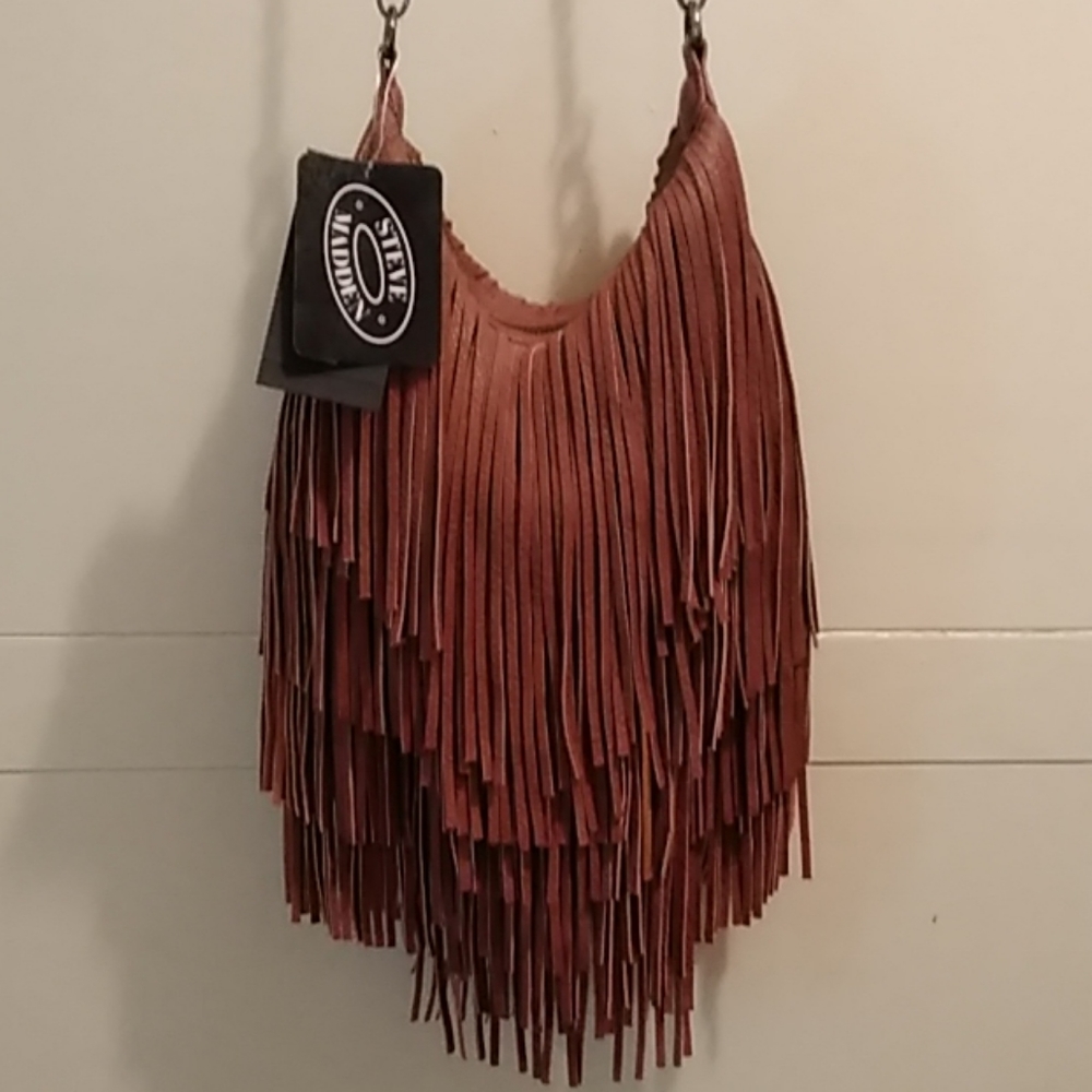 Steve Madden Fringe Convertible Bag NWT